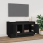 vidaXL TV-Schrank Schwarz 80x35x45 cm Holzwerkstoff vidaXL TV-Schrank Schwarz 80x35x45 cm Holzwerkstoff