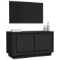 vidaXL TV-Schrank Schwarz 80x35x45 cm Holzwerkstoff vidaXL TV-Schrank Schwarz 80x35x45 cm Holzwerkstoff