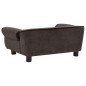 vidaXL Hundesofa Braun 72x45x30 cm Plüsch vidaXL Hundesofa Braun 72x45x30 cm Plüsch