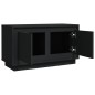vidaXL TV-Schrank Schwarz 80x35x45 cm Holzwerkstoff vidaXL TV-Schrank Schwarz 80x35x45 cm Holzwerkstoff