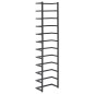 vidaXL Handtuchständer Schwarz 24x12x96 cm Stahl vidaXL Handtuchständer Schwarz 24x12x96 cm Stahl