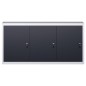 vidaXL Wand-Werkzeugschrank Industriedesign Metall Grau und Schwarz vidaXL Wand-Werkzeugschrank Industriedesign Metall Grau und Schwarz