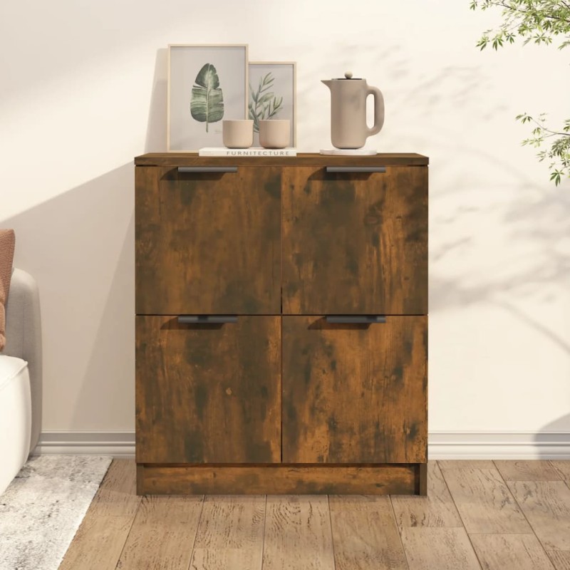 vidaXL Sideboard Räuchereiche 60x30x70 cm Holzwerkstoff vidaXL Sideboard Räuchereiche 60x30x70 cm Holzwerkstoff