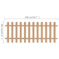 vidaXL Lattenzaun WPC 200 x 80 cm vidaXL Lattenzaun WPC 200 x 80 cm