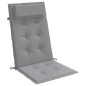 vidaXL Hochlehner-Auflagen 2 Stk. Grau Oxford-Gewebe vidaXL Hochlehner-Auflagen 2 Stk. Grau Oxford-Gewebe