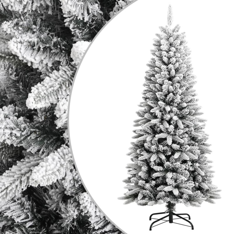 vidaXL Künstlicher Weihnachtsbaum Beschneit 150 cm PVC&PE vidaXL Künstlicher Weihnachtsbaum Beschneit 150 cm PVC&PE