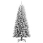 vidaXL Künstlicher Weihnachtsbaum Beschneit 150 cm PVC&PE vidaXL Künstlicher Weihnachtsbaum Beschneit 150 cm PVC&PE