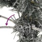 vidaXL Künstlicher Weihnachtsbaum Beschneit 150 cm PVC&PE vidaXL Künstlicher Weihnachtsbaum Beschneit 150 cm PVC&PE