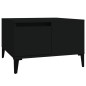 vidaXL Couchtisch Schwarz 55x55x36,5 cm Holzwerkstoff vidaXL Couchtisch Schwarz 55x55x36,5 cm Holzwerkstoff
