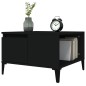vidaXL Couchtisch Schwarz 55x55x36,5 cm Holzwerkstoff vidaXL Couchtisch Schwarz 55x55x36,5 cm Holzwerkstoff