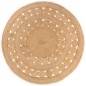 vidaXL Teppich Geflochten Jute 210 cm Rund vidaXL Teppich Geflochten Jute 210 cm Rund