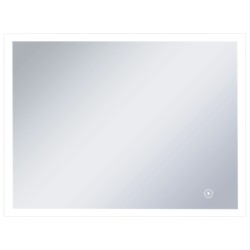 vidaXL LED-Badspiegel mit Berührungssensor 80x60 cm