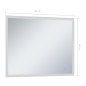 vidaXL LED-Badspiegel mit Berührungssensor 80x60 cm vidaXL LED-Badspiegel mit Berührungssensor 80x60 cm