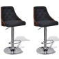 vidaXL Barhocker 2 Stk. Bugholz und Stoff vidaXL Barhocker 2 Stk. Bugholz und Stoff