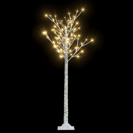 vidaXL Weihnachtsbaum 140 LEDs 1,5 m Warmweiß Weide Indoor Outdoor