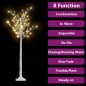 vidaXL Weihnachtsbaum 140 LEDs 1,5 m Warmweiß Weide Indoor Outdoor vidaXL Weihnachtsbaum 140 LEDs 1,5 m Warmweiß Weide Indoor Outdoor