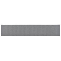vidaXL Teppichläufer Dunkelgrau 50x300 cm