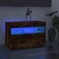 vidaXL TV-Schränke 2 Stk. mit LED-Leuchten Räuchereiche 60x35x40 cm vidaXL TV-Schränke 2 Stk. mit LED-Leuchten Räuchereiche 60x35x40 cm