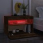vidaXL TV-Schränke 2 Stk. mit LED-Leuchten Räuchereiche 60x35x40 cm vidaXL TV-Schränke 2 Stk. mit LED-Leuchten Räuchereiche 60x35x40 cm