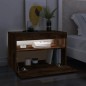 vidaXL TV-Schränke 2 Stk. mit LED-Leuchten Räuchereiche 60x35x40 cm vidaXL TV-Schränke 2 Stk. mit LED-Leuchten Räuchereiche 60x35x40 cm