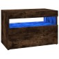 vidaXL TV-Schränke 2 Stk. mit LED-Leuchten Räuchereiche 60x35x40 cm vidaXL TV-Schränke 2 Stk. mit LED-Leuchten Räuchereiche 60x35x40 cm