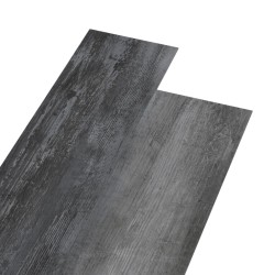 vidaXL PVC-Laminat-Dielen 5,02 m² 2 mm Selbstklebend Glänzend Grau