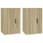 vidaXL TV-Wandschränke 2 Stk. Sonoma-Eiche 40x34,5x60 cm vidaXL TV-Wandschränke 2 Stk. Sonoma-Eiche 40x34,5x60 cm