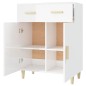 vidaXL Sideboard Hochglanz-Weiß 69,5x34x89 cm Holzwerkstoff vidaXL Sideboard Hochglanz-Weiß 69,5x34x89 cm Holzwerkstoff