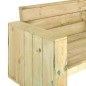 vidaXL Gartenbank 139 cm Kiefernholz Imprägniert vidaXL Gartenbank 139 cm Kiefernholz Imprägniert
