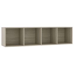 vidaXL Bücherregal/TV-Schrank Sonoma-Eiche 143×30×36 cm