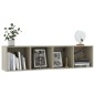 vidaXL Bücherregal/TV-Schrank Sonoma-Eiche 143×30×36 cm vidaXL Bücherregal/TV-Schrank Sonoma-Eiche 143×30×36 cm