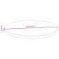 vidaXL Tischplatte Ø80x2,5 cm Bambus vidaXL Tischplatte Ø80x2,5 cm Bambus