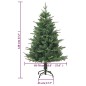 vidaXL Künstlicher Weihnachtsbaum Grün 120 cm PVC PE vidaXL Künstlicher Weihnachtsbaum Grün 120 cm PVC PE