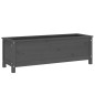 vidaXL Hochbeet Grau 119,5x40x39 cm Massivholz Kiefer vidaXL Hochbeet Grau 119,5x40x39 cm Massivholz Kiefer