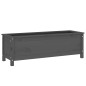 vidaXL Hochbeet Grau 119,5x40x39 cm Massivholz Kiefer vidaXL Hochbeet Grau 119,5x40x39 cm Massivholz Kiefer