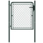 vidaXL Gartentor Stahl 100 x 100 cm Grün vidaXL Gartentor Stahl 100 x 100 cm Grün