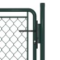 vidaXL Gartentor Stahl 100 x 100 cm Grün vidaXL Gartentor Stahl 100 x 100 cm Grün