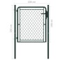 vidaXL Gartentor Stahl 100 x 100 cm Grün vidaXL Gartentor Stahl 100 x 100 cm Grün