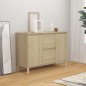 vidaXL Sideboard Sonoma-Eiche 103,5x35x70 cm Holzwerkstoff vidaXL Sideboard Sonoma-Eiche 103,5x35x70 cm Holzwerkstoff