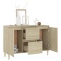 vidaXL Sideboard Sonoma-Eiche 103,5x35x70 cm Holzwerkstoff vidaXL Sideboard Sonoma-Eiche 103,5x35x70 cm Holzwerkstoff