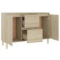 vidaXL Sideboard Sonoma-Eiche 103,5x35x70 cm Holzwerkstoff vidaXL Sideboard Sonoma-Eiche 103,5x35x70 cm Holzwerkstoff