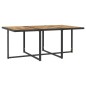 vidaXL 11-tlg. Garten-Essgruppe mit Auflagen Poly Rattan Schwarz vidaXL 11-tlg. Garten-Essgruppe mit Auflagen Poly Rattan Schwarz