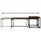 vidaXL Couchtische 2 Stk. Braun Eichen-Optik Holzwerkstoff vidaXL Couchtische 2 Stk. Braun Eichen-Optik Holzwerkstoff
