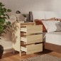 vidaXL Nachttische Massivholz-Beine 2 Stk. Sonoma-Eiche 40x35x69cm vidaXL Nachttische Massivholz-Beine 2 Stk. Sonoma-Eiche 40x35x69cm