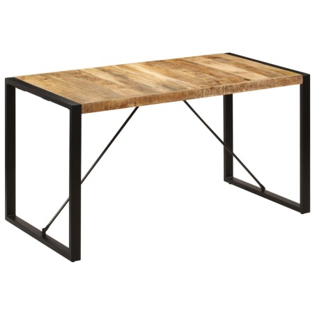 vidaXL Esstisch 140 x 70 x 75 cm Mango-Massivholz