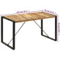 vidaXL Esstisch 140 x 70 x 75 cm Mango-Massivholz vidaXL Esstisch 140 x 70 x 75 cm Mango-Massivholz