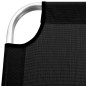 vidaXL Extra Hohe Klappbare Senioren-Sonnenliege Schwarz Aluminium vidaXL Extra Hohe Klappbare Senioren-Sonnenliege Schwarz Aluminium