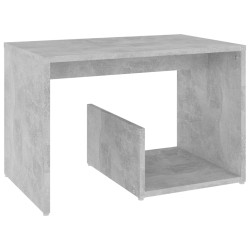 vidaXL Beistelltisch Betongrau 59x36x38 cm Holzwerkstoff