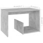 vidaXL Beistelltisch Betongrau 59x36x38 cm Holzwerkstoff vidaXL Beistelltisch Betongrau 59x36x38 cm Holzwerkstoff