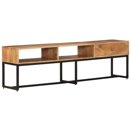 vidaXL TV-Schrank 160x30x45 cm Massivholz Akazie 